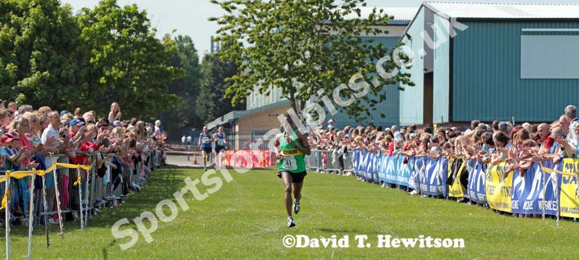 Yarod Hagos (Wallsend) 3rd in the Blaydon Races, June 9th.
